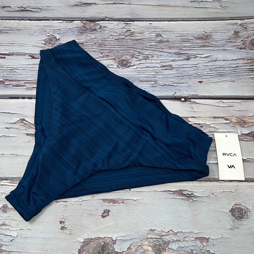 🆕NWT RVCA Rowan High Rise Bikini Bottom LowRise Skimpy Coverage S,M&L Available